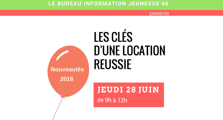 Affiche Cles location Réussie Perpignan 28 juin 2018