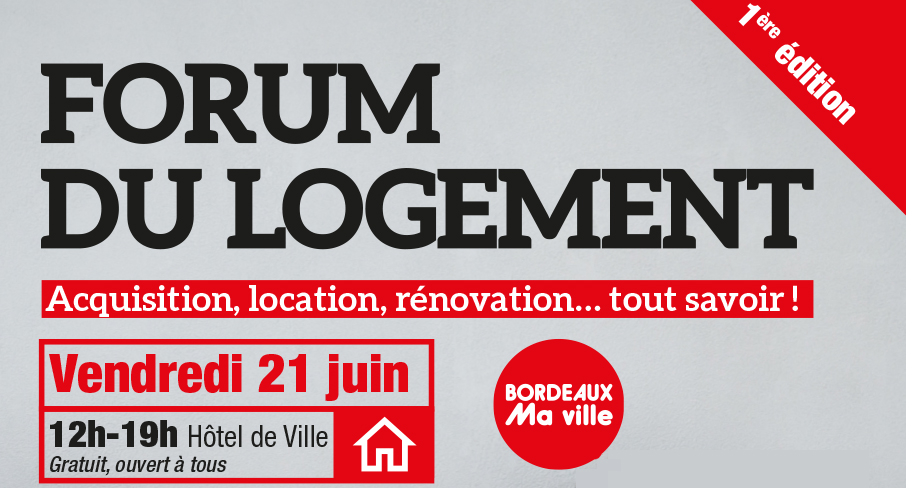 Forum du logement Bordeaux 21 juin 2019