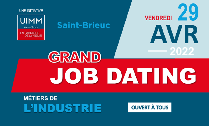 Vignette du grand job dating des métiers de l’industrie à Saint-Brieuc