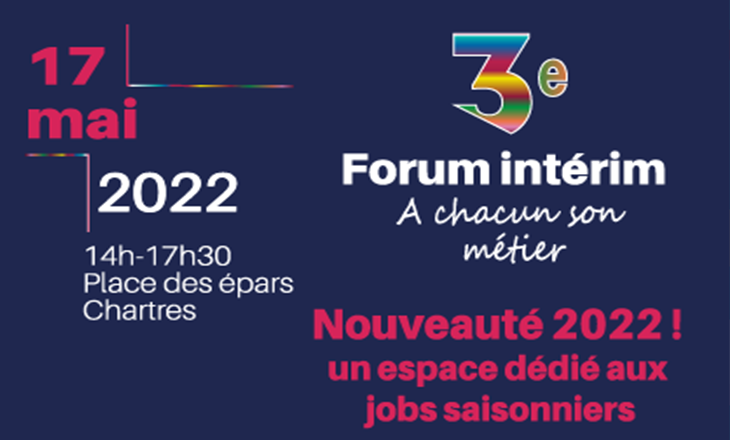 Vignette du forum de l’intérim et saisonnier 2022 à Chartres 