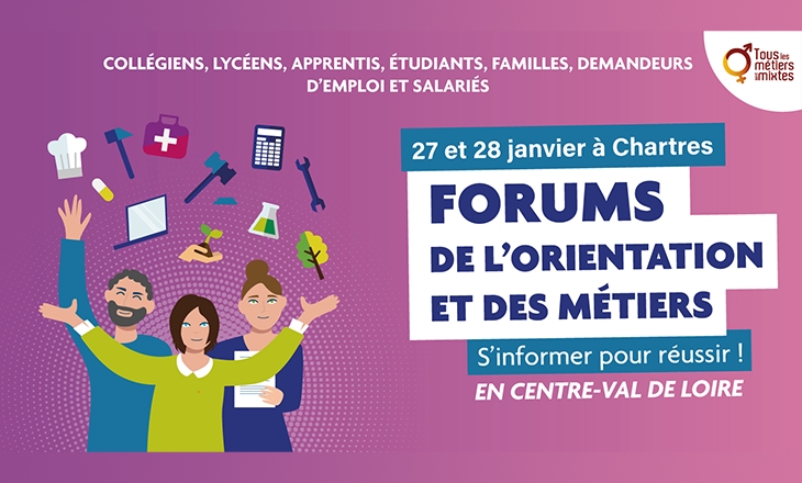 Vignette du Forum de l'Orientation et des métiers de Chartres 2023