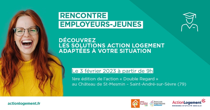 Vignette de « Double Regard » la rencontre Employeurs-Jeunes à  St André-sur-Sèvre 2023