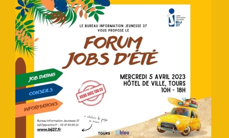 Vignette forum jobs d’été 2023 à Tours