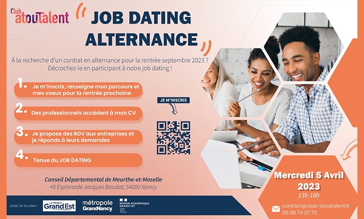 Vignette Job Dating Alternance de Nancy 2023