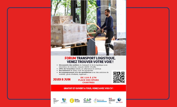 Visuel du  Forum Transport Logistique à Chartres 2023