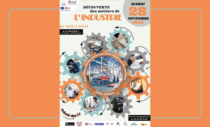 Vignette du forum découverte des métiers de l'Industrie 2023 à Thouars