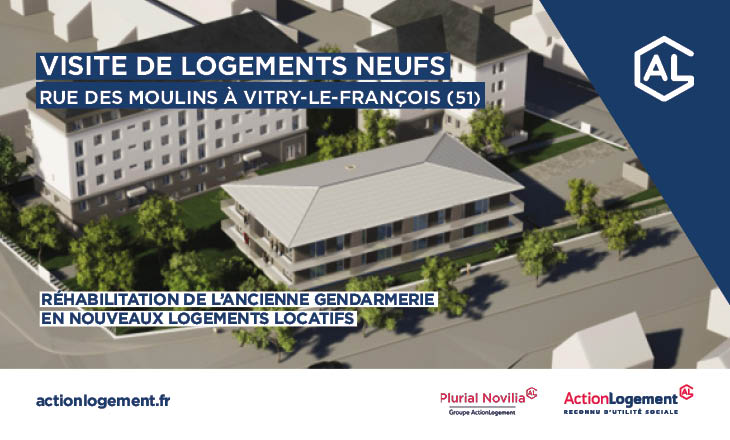 Vignette PO découverte des nouveaux logements rue des Moulins à Vitry-Le-François