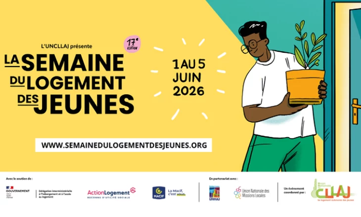 affiche de l'évènement de la semaine du logement des jeunes édition 2026